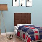 Cabeceira Painel Cama Box Solteiro 90cm Carla Corano Marrom