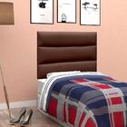 Cabeceira Painel Cama Box Solteiro 90cm Grécia Corano Marrom