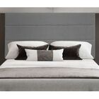 Cabeceira Painel Cama Casal 138 Cm Hellena Suede Cinza