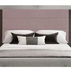 Cabeceira Painel Cama Casal 138 Cm Hellena Veludo Rosê