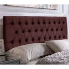 Cabeceira Painel Cama Casal 138 Cm Imperatriz Suede Bordô