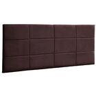Cabeceira Painel Cama Casal 138 Cm Raissa Suede Bordô