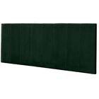 Cabeceira Painel Cama Casal 138 Cm Vitória Suede Verde