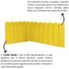 Cabeceira Painel Cama Casal Box Nuvem Suede Sandy 140 Cm Amar