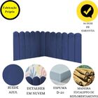 Cabeceira Painel Cama Casal Box Nuvem Suede Sandy 140 Cm Azul