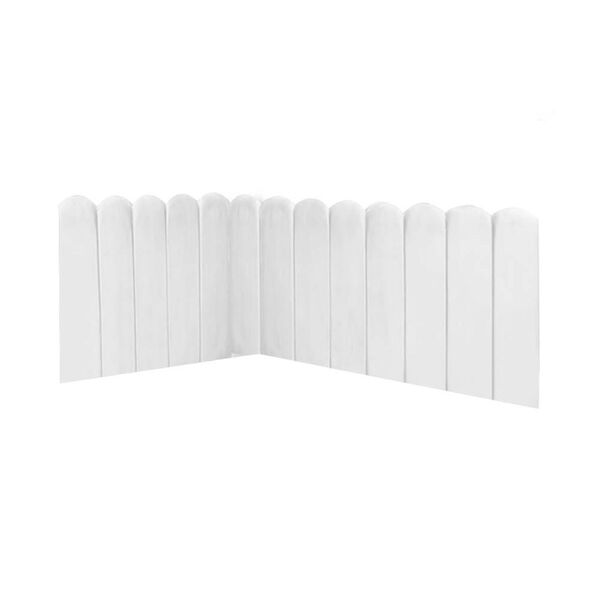 Cabeceira Painel Cama Casal Box Nuvem Suede Sandy 140 Cm Bran