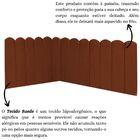 Cabeceira Painel Cama Casal Box Nuvem Suede Sandy 140 Cm Terr