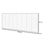 Cabeceira Painel Cama King 193 Cm Vitória Suede Amarelo