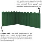 Cabeceira Painel Cama King Box Nuvem Suede Sandy 195 Cm Verde