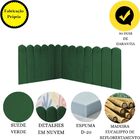 Cabeceira Painel Cama King Box Nuvem Suede Sandy 195 Cm Verde