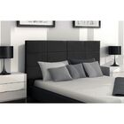 Cabeceira Painel Cama Queen 158 Cm Raissa Suede Preto