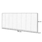 Cabeceira Painel Cama Queen 158 Cm Vitória Veludo Rosê