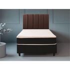 Cabeceira Painel Cama Solteiro 100 X 60 Cm Courissimo Marrom