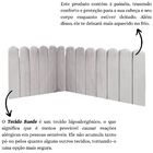 Cabeceira Painel Cama Solteiro Box Nuvem Suede Sandy 90 Cm Ci