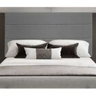 Cabeceira Painel Cama Viúva 120 Cm Hellena Suede Cinza