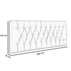 Cabeceira Painel Cama Viùva 120 Cm Imperatriz Suede Bege