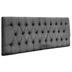 Cabeceira Painel Cama Viùva 120 Cm Imperatriz Suede Cinza