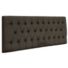 Cabeceira Painel Cama Viùva 120 Cm Imperatriz Suede Marrom
