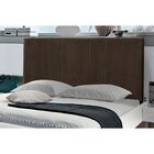 Cabeceira Painel Cama Viúva 120 Cm Vitória Suede Marrom