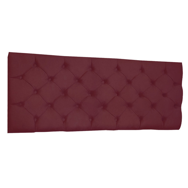 Cabeceira Painel Capitonê Casal 1 40m Jade Suede Marsala - Pa