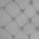 Cabeceira Painel Capitonê King 1 95m Jade Suede Cinza - Palla