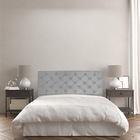 Cabeceira Painel Capitonê King 1 95m Jade Suede Cinza - Palla