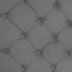 Cabeceira Painel Capitonê King 1 95m Jade Suede Grafite - Pal