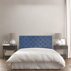 Cabeceira Painel Capitonê Queen 1 60m Jade Suede Azul Marinho