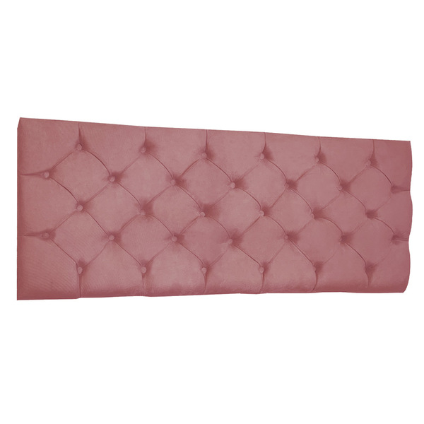 Cabeceira Painel Capitonê Solteiro 0 90m Jade Suede - Pallazi