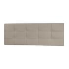 Cabeceira Painel Casal 1,40m Roma Material Sintético Bege Dal