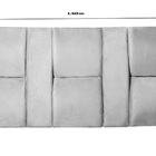 Cabeceira Painel Casal 140 Cm Poliana Versão 3d Veludo Marsal