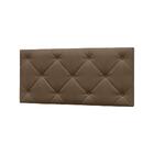 Cabeceira Painel Casal 145cm Ísis Suede D05 Marrom Chocolate