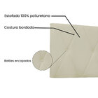 Cabeceira Painel Casal 1 40m Aquilla Corano Marfim - Pallazio