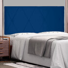 Cabeceira Painel Casal 1 40m Aquilla Suede - Pallazio - Azul