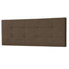 Cabeceira Painel Casal 1 40m Berlim Suede Marrom - Pallazio