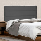 Cabeceira Painel Casal 1 40m La Italiana Suede Cinza - Pallaz