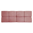 Cabeceira Painel Casal 1 40m Nina Suede - Pallazio - Rosê