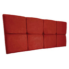 Cabeceira Painel Casal 1 40m Nina Suede Vermelho - Pallazio