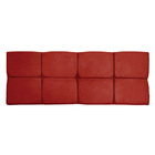 Cabeceira Painel Casal 1 40m Nina Suede Vermelho - Pallazio