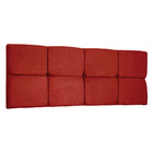 Cabeceira Painel Casal 1 40m Nina Suede Vermelho - Pallazio