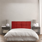 Cabeceira Painel Casal 1 40m Nina Suede Vermelho - Pallazio
