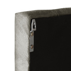 Cabeceira Painel Casal Capitonê Veludo Marrom Paris 1,40m