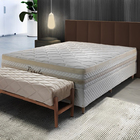 Cabeceira Painel Casal Estofada Marrom 1,38m Wingerd