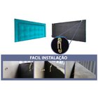 Cabeceira Painel Casal Estofada Veneza Diamond 10 Suede Liso