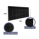 Cabeceira Painel Casal Estofada Veneza Diamond 10 Suede Liso