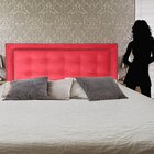 Cabeceira Painel Casal Estofada Veneza Diamond 10 Suede Liso