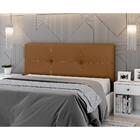 Cabeceira Painel Casal Iris Marrom 140cm