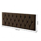 Cabeceira Painel Casal Istambul Dobuê Chocolate