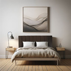 Cabeceira Painel Casal King 1,95m Londres Veludo Marrom Dal P