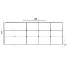 Cabeceira Painel Casal Queen 1,60m Berlim Suede Marrom Dal Po